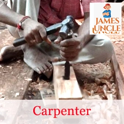 Carpenter Mr. Pratik Sharma in Jemo Rajbati